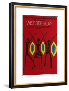 West Side Story, Polish Movie Poster, 1961-null-Framed Art Print