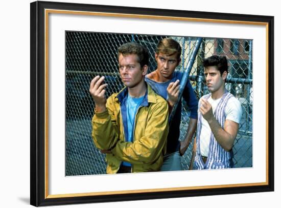 West Side Story, Russ Tamblyn, Tucker Smith, Tony Mordente, 1961-null-Framed Photo