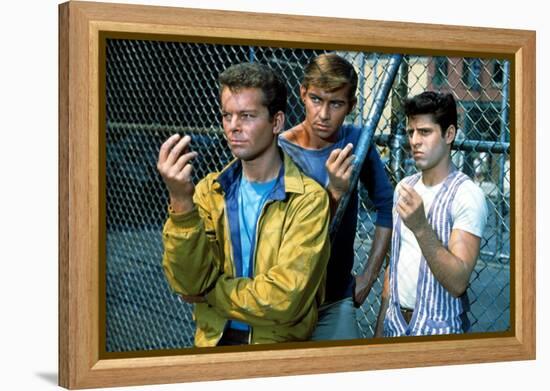 West Side Story, Russ Tamblyn, Tucker Smith, Tony Mordente, 1961-null-Framed Stretched Canvas