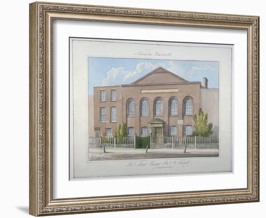 West Street Independent Chapel, Southwark, London, 1826-G Yates-Framed Giclee Print