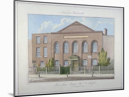 West Street Independent Chapel, Southwark, London, 1826-G Yates-Mounted Giclee Print