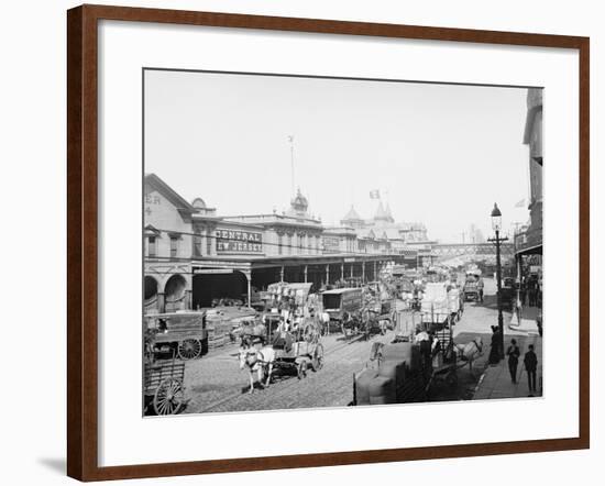 West Street, New York City, N.Y.-null-Framed Photo