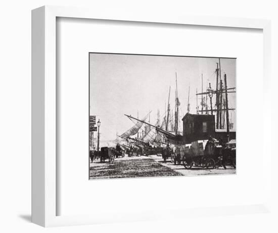 West Street, New York City, USA, 1870s-Unknown-Framed Photographic Print