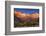 West Temple, Altar of Sacrifice, and Sundial at Sunrise, Zion NP, Utah-Howie Garber-Framed Photographic Print