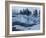 West Thumb Basin Winter Landscape, Yellowstone National Park, UNESCO World Heritage Site, Wyoming, -Kimberly Walker-Framed Photographic Print