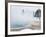 West Thumb Geyser Basin Winter Landscape with Geothermal Spring, Yellowstone National Park, UNESCO -Kimberly Walker-Framed Photographic Print