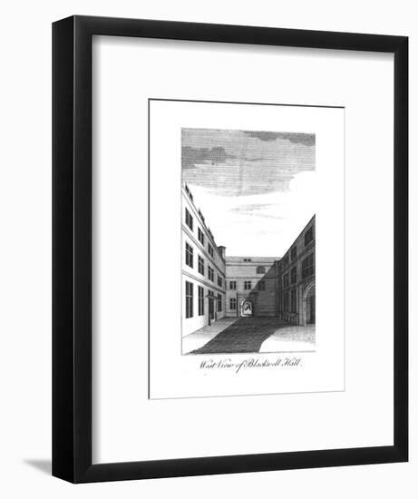 'West View of Blackwell Hall.', c1750-1800-Unknown-Framed Giclee Print