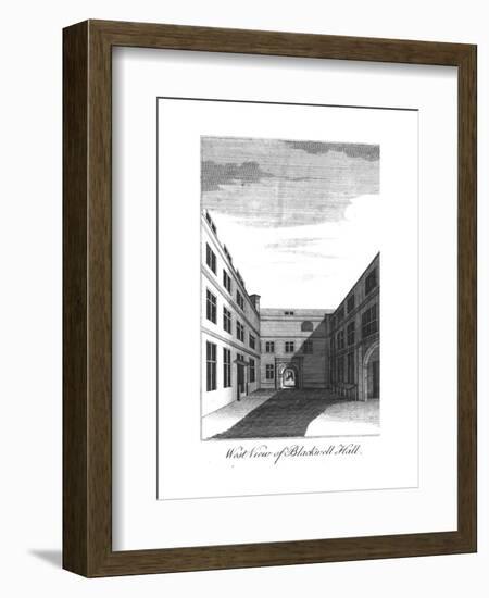 'West View of Blackwell Hall.', c1750-1800-Unknown-Framed Giclee Print