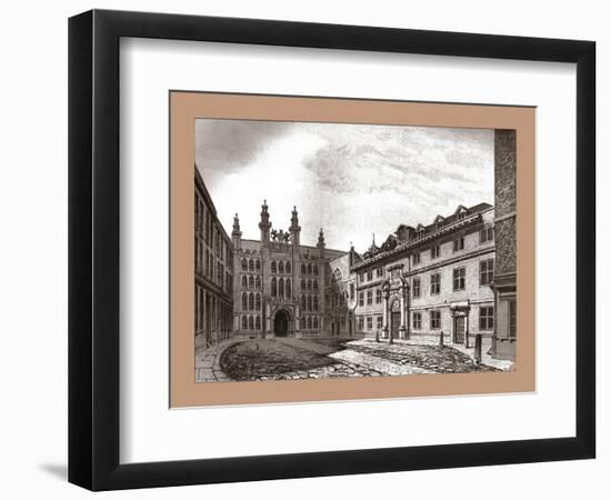 West View of Guildhall Chapel and Blackwell Hall, 1886-Unknown-Framed Giclee Print