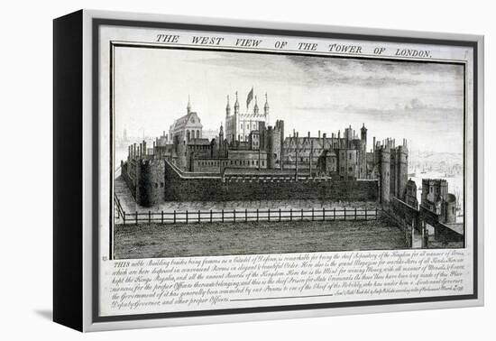 West View of the Tower of London, with a Description, 1737-Nathaniel Buck-Framed Premier Image Canvas