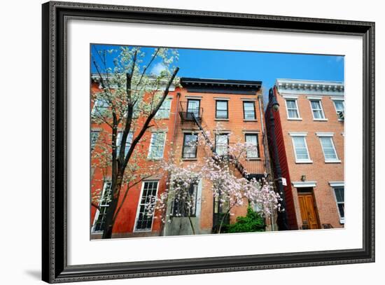 West Village New York City Apartments in the Springtime-SeanPavonePhoto-Framed Photographic Print