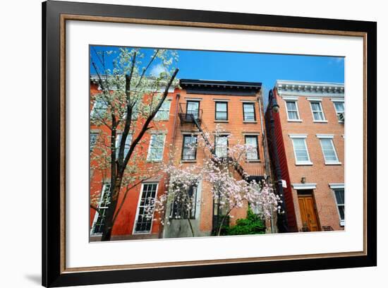 West Village New York City Apartments in the Springtime-SeanPavonePhoto-Framed Photographic Print