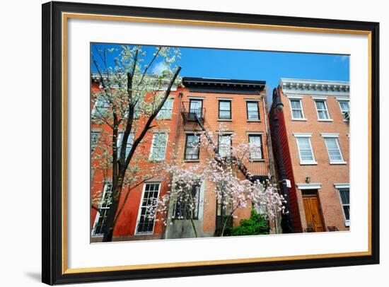 West Village New York City Apartments in the Springtime-SeanPavonePhoto-Framed Photographic Print