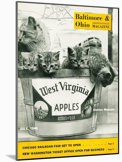 West Virginia Apples-null-Mounted Giclee Print