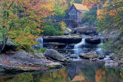 West Virginia Babcock State Park Glade Creek Grist Mill Photographic Print Jaynes Gallery Art Com