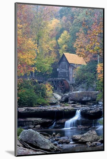 West Virginia, Babcock State Park. Glade Creek Grist Mill-Jaynes Gallery-Mounted Photographic Print