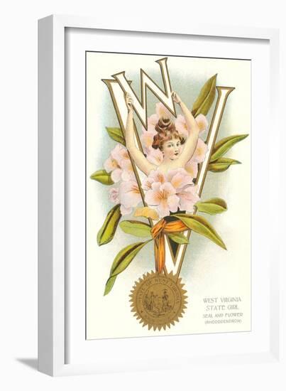 West Virginia Belle-null-Framed Art Print