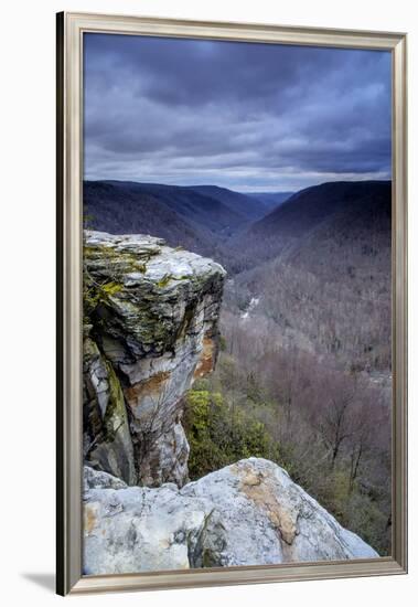 West Virginia, Blackwater Falls State Park. Landscape from Lindy Point at Sunset-Jaynes Gallery-Framed Photographic Print