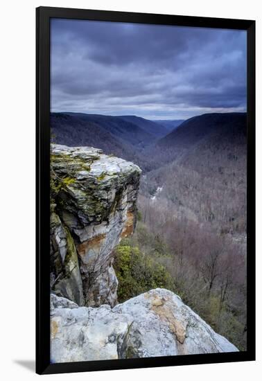 West Virginia, Blackwater Falls State Park. Landscape from Lindy Point at Sunset-Jaynes Gallery-Framed Photographic Print