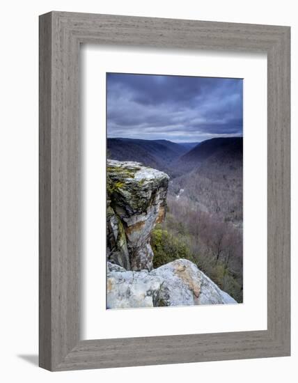 West Virginia, Blackwater Falls State Park. Landscape from Lindy Point at Sunset-Jaynes Gallery-Framed Photographic Print