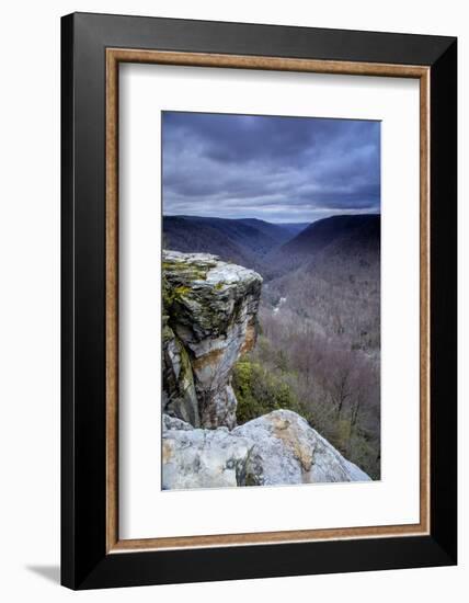 West Virginia, Blackwater Falls State Park. Landscape from Lindy Point at Sunset-Jaynes Gallery-Framed Photographic Print