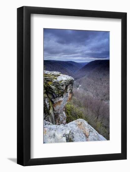 West Virginia, Blackwater Falls State Park. Landscape from Lindy Point at Sunset-Jaynes Gallery-Framed Photographic Print