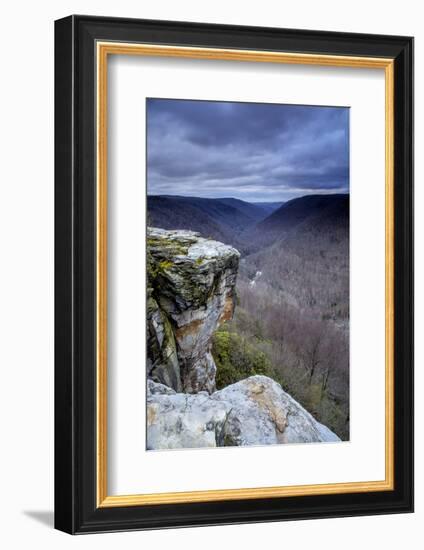 West Virginia, Blackwater Falls State Park. Landscape from Lindy Point at Sunset-Jaynes Gallery-Framed Photographic Print