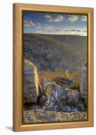 West Virginia, Blackwater Falls State Park. Landscape from Lindy Point-Jaynes Gallery-Framed Premier Image Canvas