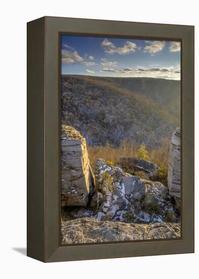West Virginia, Blackwater Falls State Park. Landscape from Lindy Point-Jaynes Gallery-Framed Premier Image Canvas