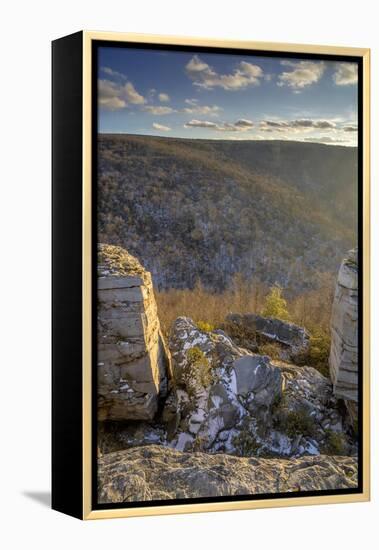 West Virginia, Blackwater Falls State Park. Landscape from Lindy Point-Jaynes Gallery-Framed Premier Image Canvas