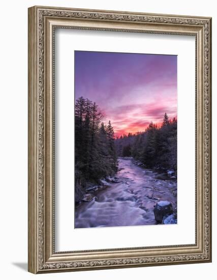 West Virginia, Blackwater Falls State Park. Sunrise on Blackwater River-Jaynes Gallery-Framed Photographic Print