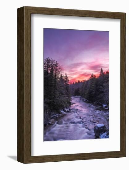 West Virginia, Blackwater Falls State Park. Sunrise on Blackwater River-Jaynes Gallery-Framed Photographic Print