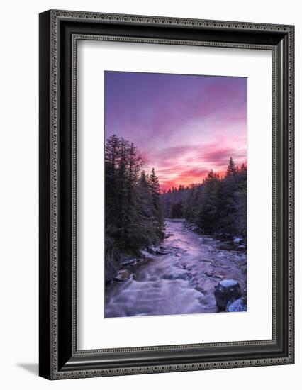 West Virginia, Blackwater Falls State Park. Sunrise on Blackwater River-Jaynes Gallery-Framed Photographic Print