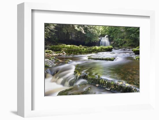 Westburton Waterfall, Westburton, Yorkshire Dales, Yorkshire, England, United Kingdom, Europe-Markus Lange-Framed Photographic Print