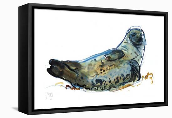 Westcove seal, 2019,-Mark Adlington-Framed Premier Image Canvas
