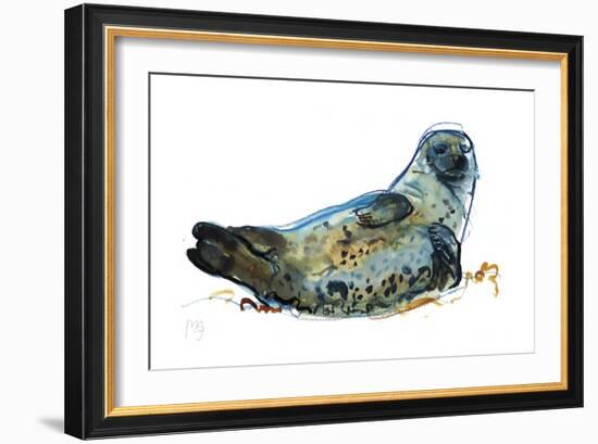 Westcove seal, 2019,-Mark Adlington-Framed Giclee Print