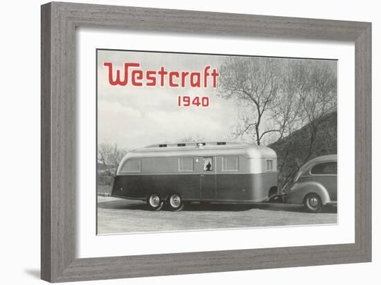 Westcraft Travel Trailer-null-Framed Art Print