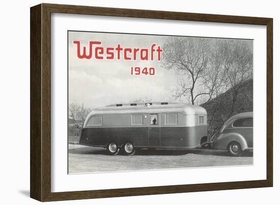 Westcraft Travel Trailer-null-Framed Art Print