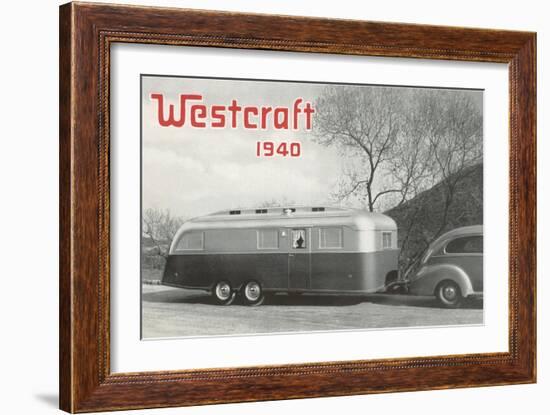 Westcraft Travel Trailer-null-Framed Art Print