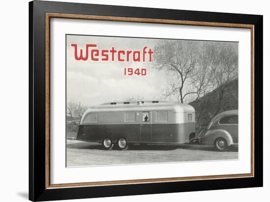 Westcraft Travel Trailer-null-Framed Art Print