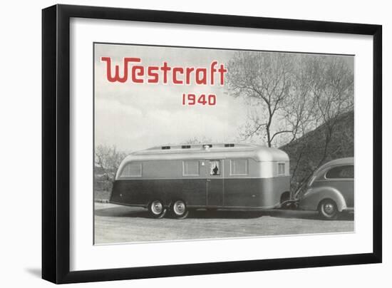 Westcraft Travel Trailer-null-Framed Art Print