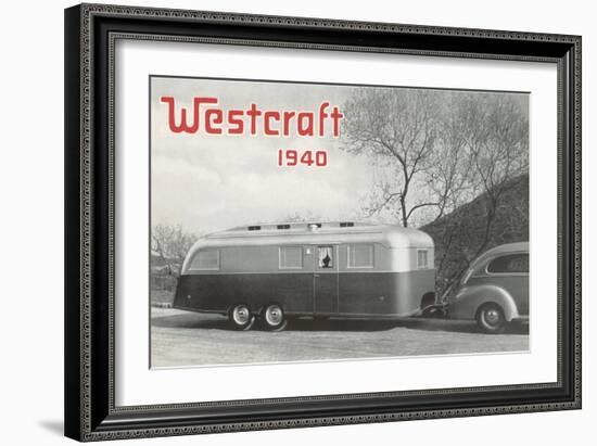 Westcraft Travel Trailer-null-Framed Art Print