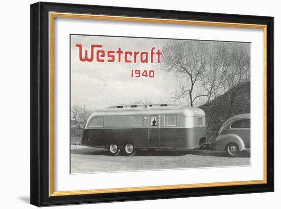 Westcraft Travel Trailer-null-Framed Art Print