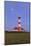 Westerhever Lighthouse, North Sea, Schleswig-Holstein, Westerheversand, Wadden Sea-Herbert Kehrer-Mounted Photographic Print