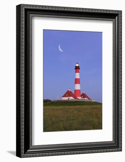 Westerhever Lighthouse, North Sea, Schleswig-Holstein, Westerheversand, Wadden Sea-Herbert Kehrer-Framed Photographic Print