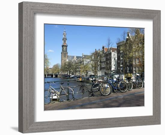 Westerkerk, Prinsengracht, Amsterdam, South Holland, Netherlands-Lisa S. Engelbrecht-Framed Photographic Print