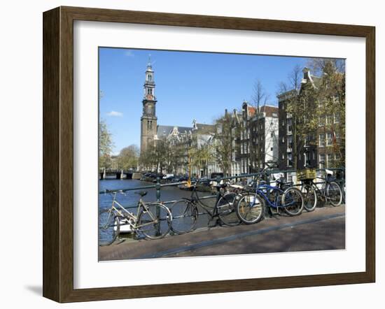 Westerkerk, Prinsengracht, Amsterdam, South Holland, Netherlands-Lisa S. Engelbrecht-Framed Photographic Print