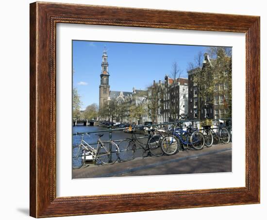 Westerkerk, Prinsengracht, Amsterdam, South Holland, Netherlands-Lisa S. Engelbrecht-Framed Photographic Print