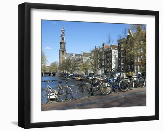 Westerkerk, Prinsengracht, Amsterdam, South Holland, Netherlands-Lisa S. Engelbrecht-Framed Photographic Print