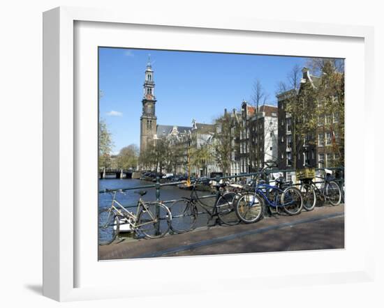 Westerkerk, Prinsengracht, Amsterdam, South Holland, Netherlands-Lisa S. Engelbrecht-Framed Photographic Print